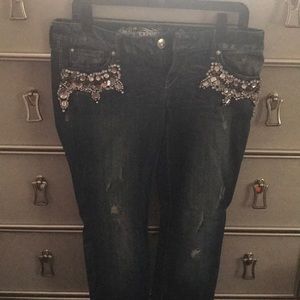 Rhinestone Jeans